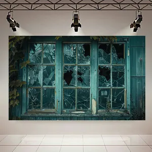 پوستر دیواری طرح خانه مدل متروکه کد AR3058397