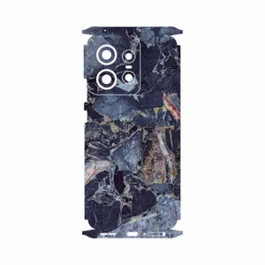 MAHOOT Broken black marble-FullSkin Cover Sticker for Motorola Edge 50 Pro