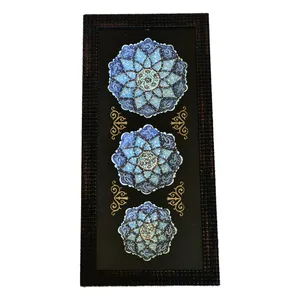 تابلو میناکاری مسی طرح حوض آب