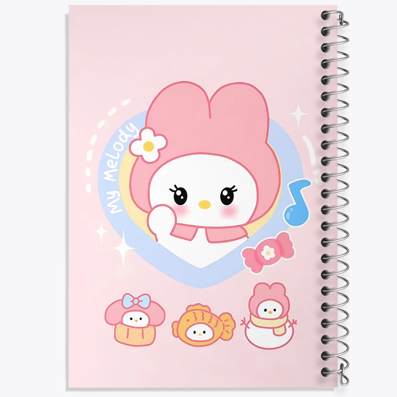 دفتر لیست خرید 50 برگ خندالو طرح ملودی کد N4184