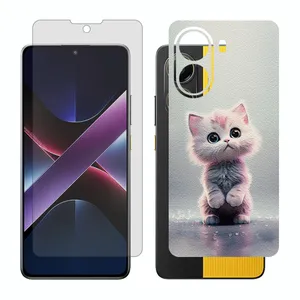 Glass Together model transparent screen protector suitable for Xiaomi Poco X7 Pro mobile phone with back cover sticker