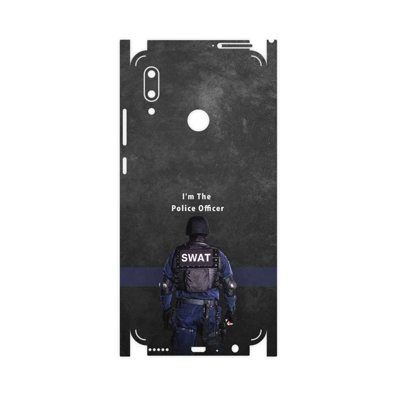 برچسب پوششی ماهوت مدل Police Officer-FullSkin مناسب برای گوشی موبایل هوآوی P Smart 2019