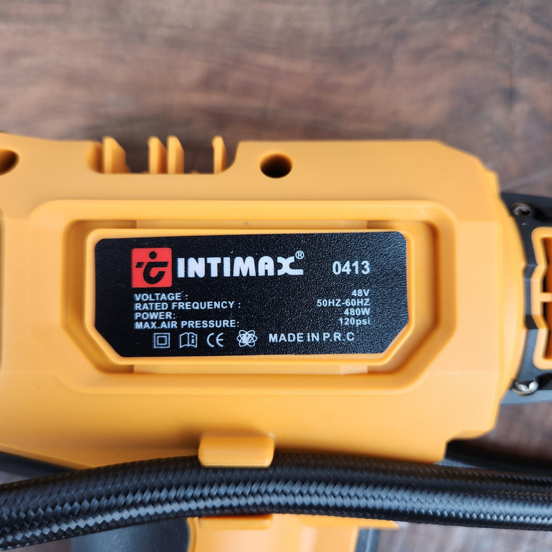 کمپرسور هوا دوکاره شارژی صنعتی اینتیمکث کد 100199