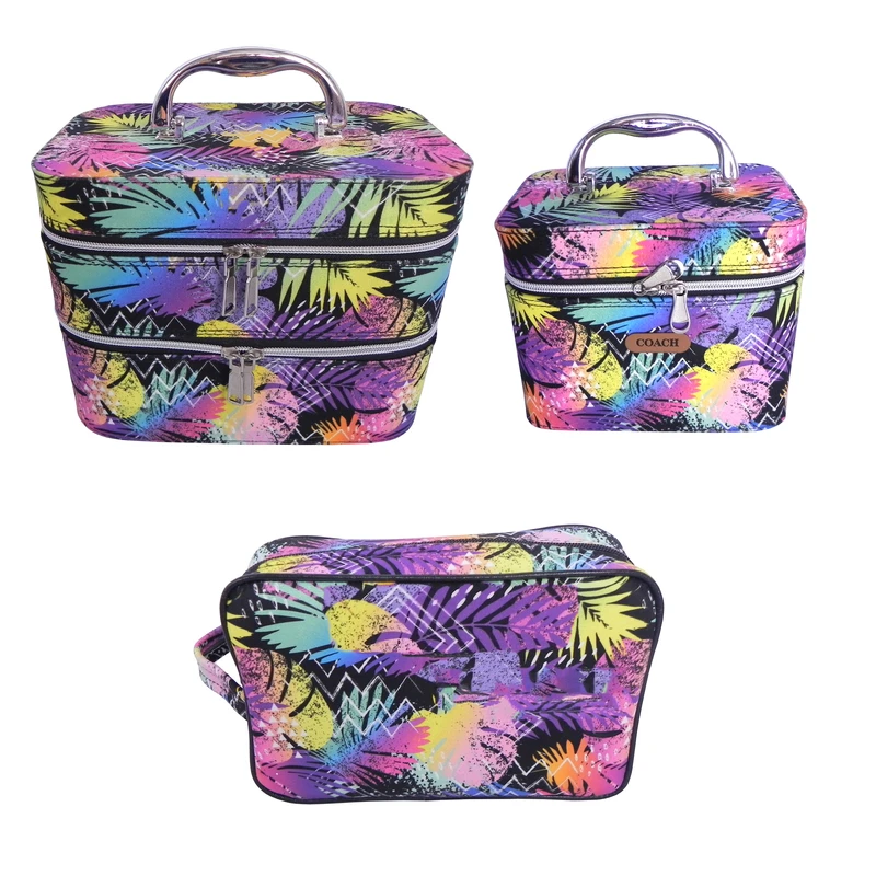 کیف لوازم آرایش زنانه مدل 00832 مجموعه 3 عددی