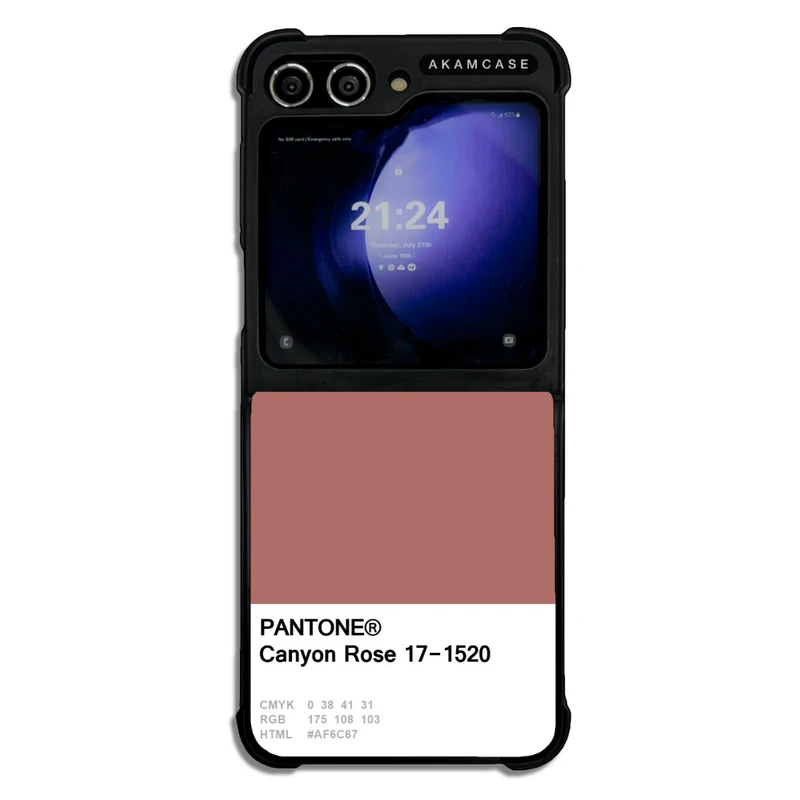 کاور آکام مدل AMC-WSGZFLIP5-PANTONE-17 مناسب برای گوشی موبایل سامسونگ Galaxy Z Flip 5