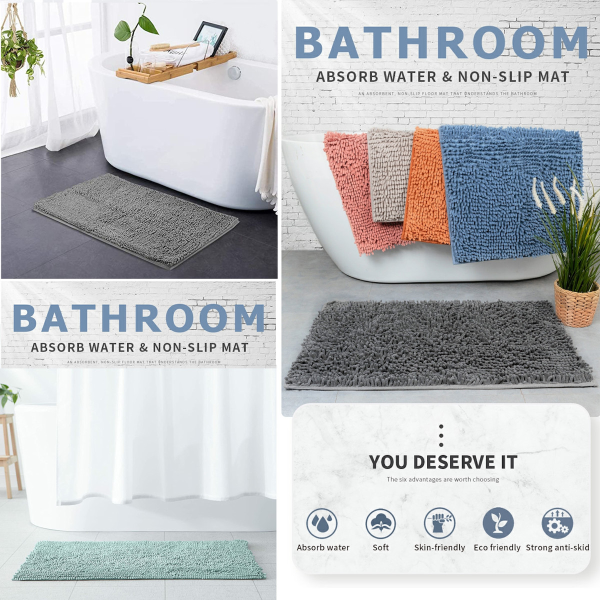 پادری مدل میکروفایبر سایز 40x60 سانتی متر