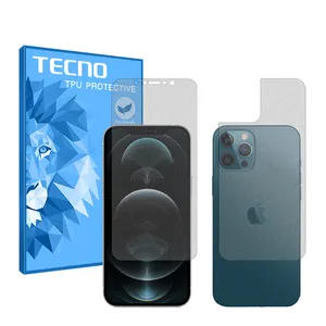 Tecno HyMTT model matte screen protector suitable for Apple iPhone 12 Pro mobile phone along with the back protector