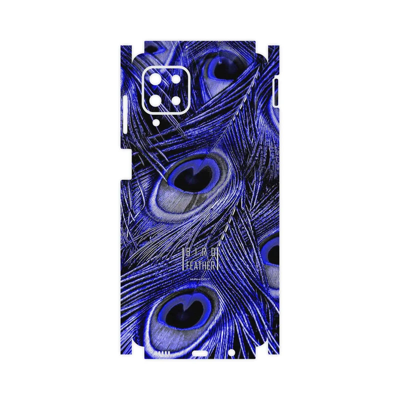 برچسب پوششی ماهوت مدل Purple Feather-FullSkin مناسب برای گوشی موبایل سامسونگ Galaxy M62