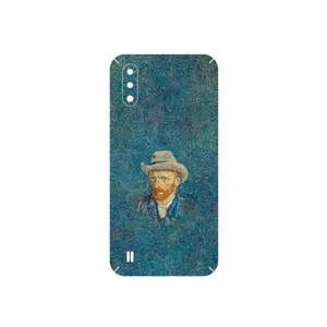 MAHOOT Self portrait with a gray felt hat Cover Sticker for Samsung Galaxy M01