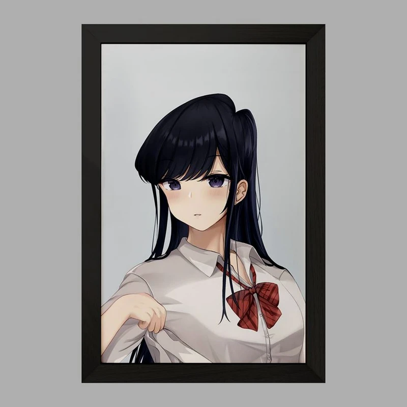 تابلو خندالو مدل انیمه کومی سان  کد 16108