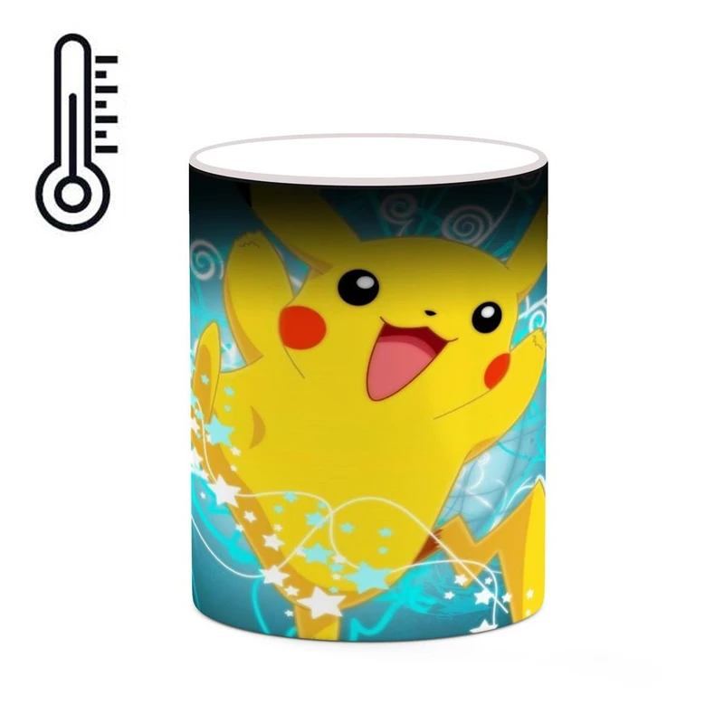 ماگ حرارتی کاکتی مدل بازی پوکمون Pokemon Yellow کد mgh29923