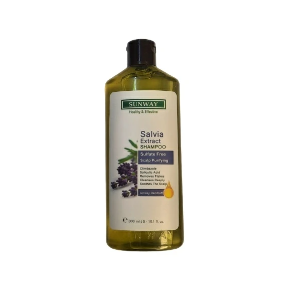 شامپو ضد شوره مو سان وی مدل Salvia Extract حجم 300 میلی لیتر