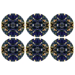 C2-42321 Glass coaster pack of 6