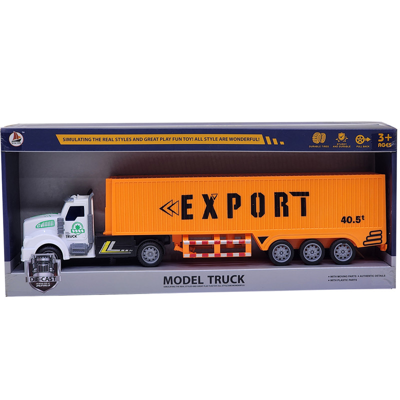 ماشین بازی مدل عقبکش تریلی 10 چرخ export