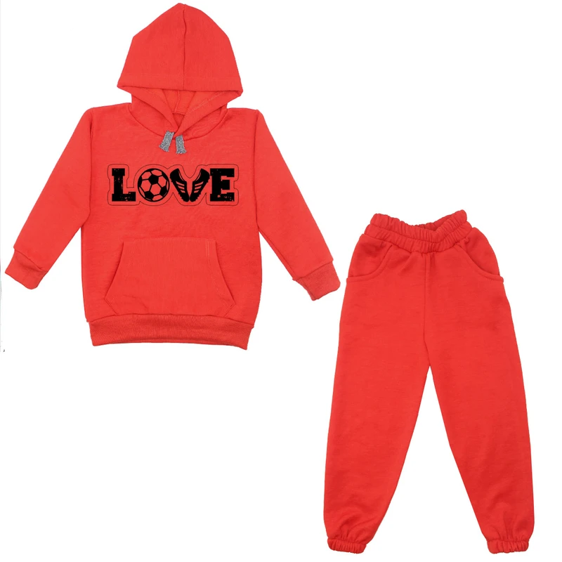 ست هودی و شلوار پسرانه مدل A01 LOVE