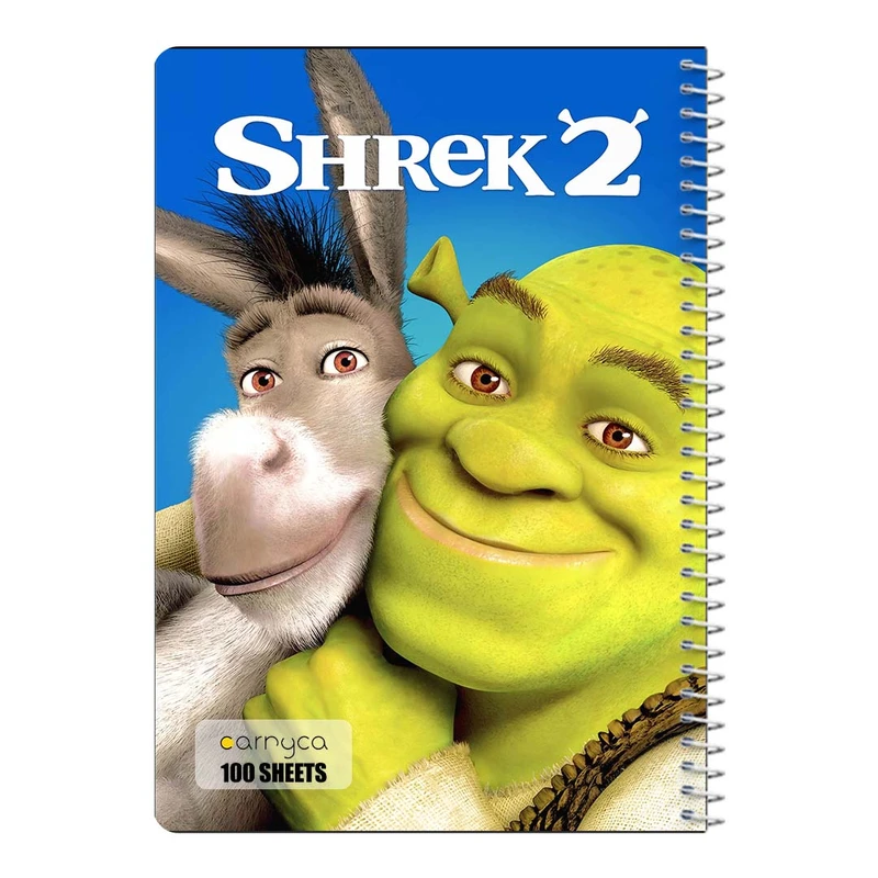 دفتر مشق 100 برگ سیمی کارنیکا طرح شرک Shrek کد 36792