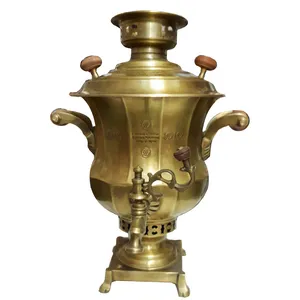 سماور ذغالی برنجی مدل 379