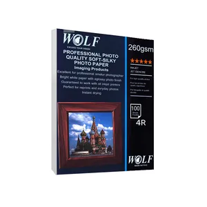 کاغذ چاپ عکس فتوگلاسه ولف مدل 1015 سایز 10×12 سانتی متر بسته 200 عددی