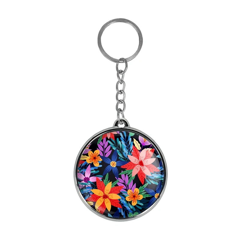 جاکلیدی خندالو طرح گل گلی مدل دوطرفه کد 2903029019