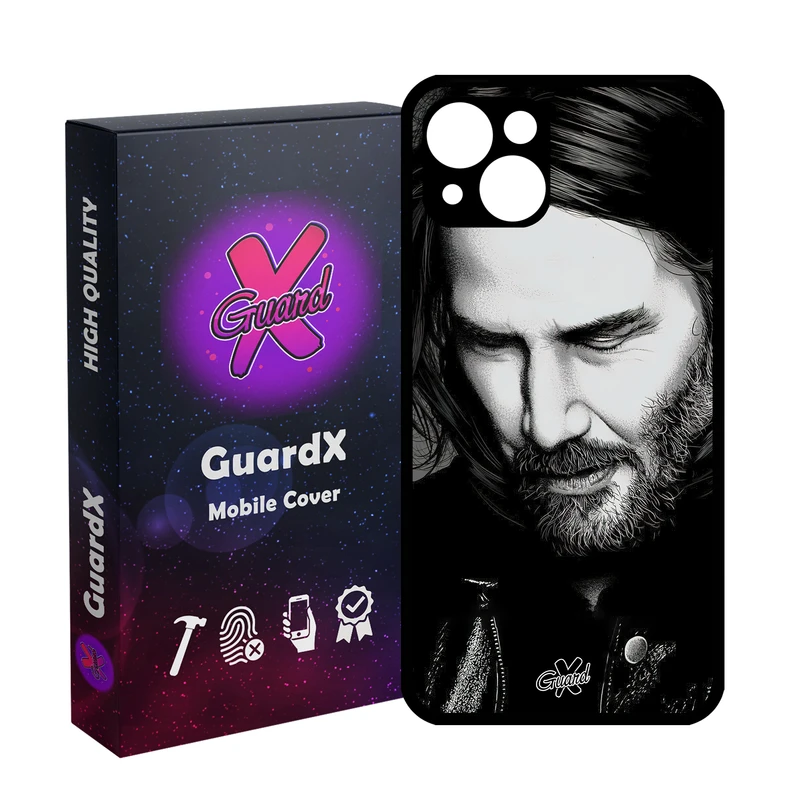 کاور گارد ایکس طرح جان ویک مدل Glass10498 مناسب برای گوشی موبایل اپل iPhone 13