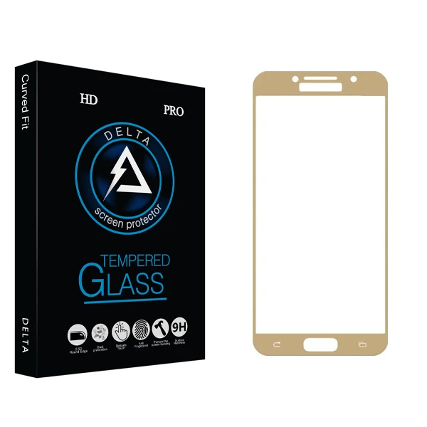 محافظ صفحه نمایش شیشه ای تمپرد دلتا مدل HD مناسب برای گوشی موبایل سامسونگ Galaxy A5 2017