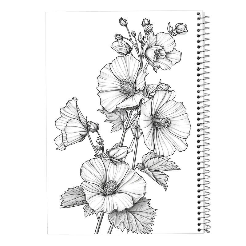 دفتر مشق 100 برگ مدوپد مدل گل کد DF13781