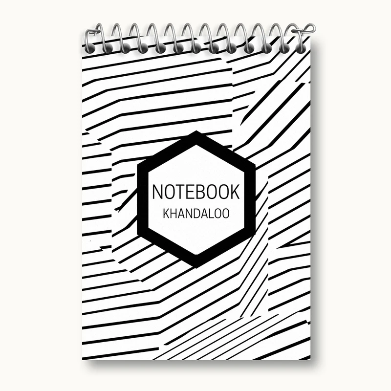 دفتر یادداشت 50 برگ خندالو مدل مدرن کد N189