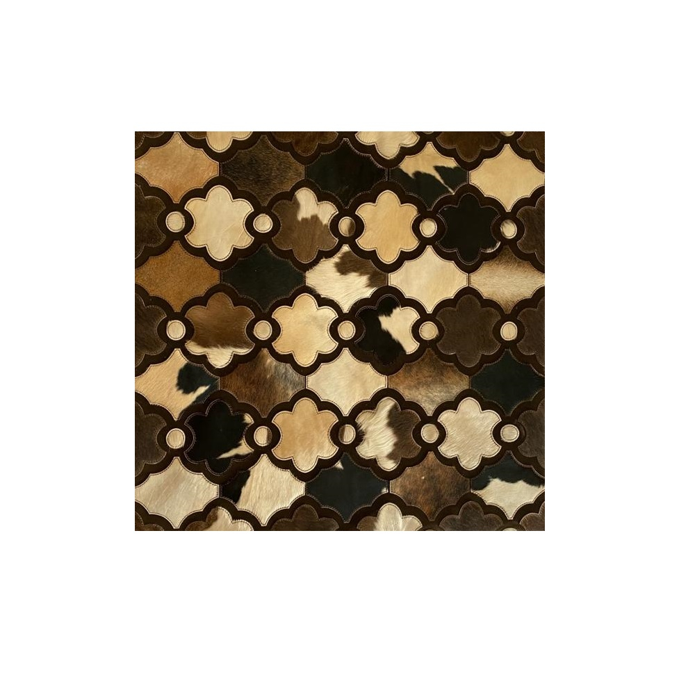 کلاژ فرش چرم و پوست کد  S-007