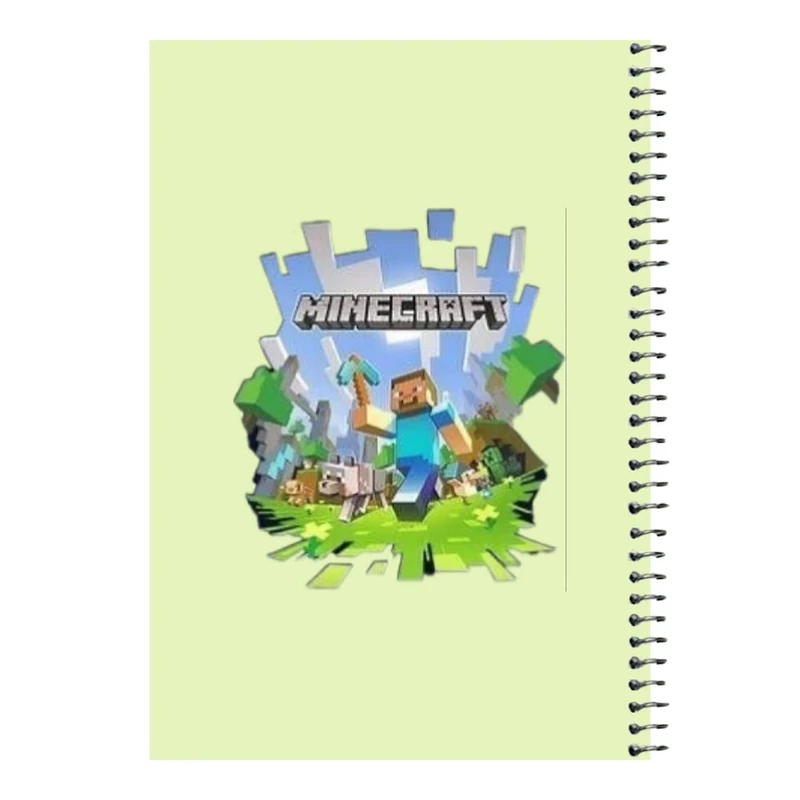 دفتر مشق 80 برگ اس جی مدل ماینکرفت کد۱۳   