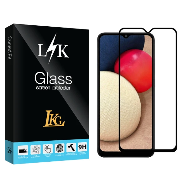 محافظ صفحه نمایش ال کا جی مدل LK Glass مناسب برای گوشی موبایل سامسونگ Galaxy A02s