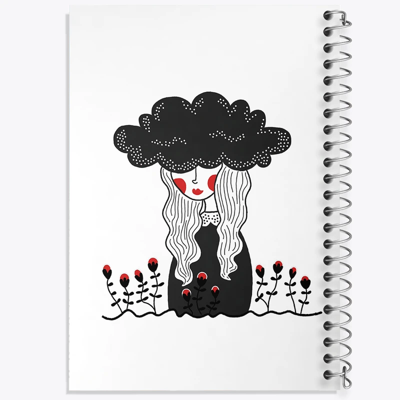 دفتر مشق 100 برگ خندالو طرح دخترانه کد N3259