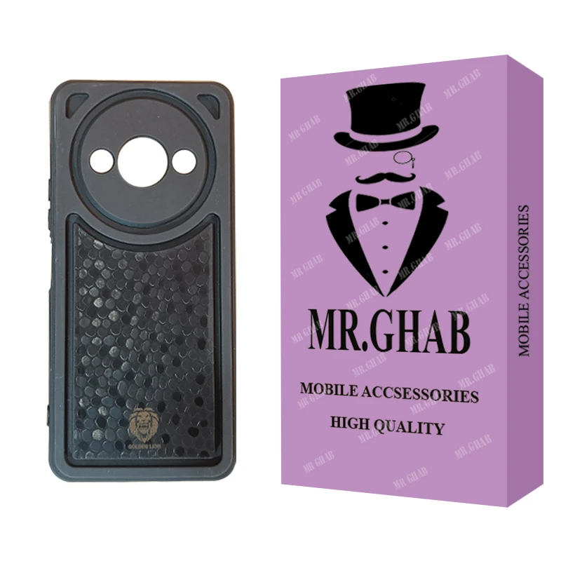 کاور مستر قاب مدل LION طرح پوست مار مناسب برای گوشی موبایل شیائومی Redmi A3