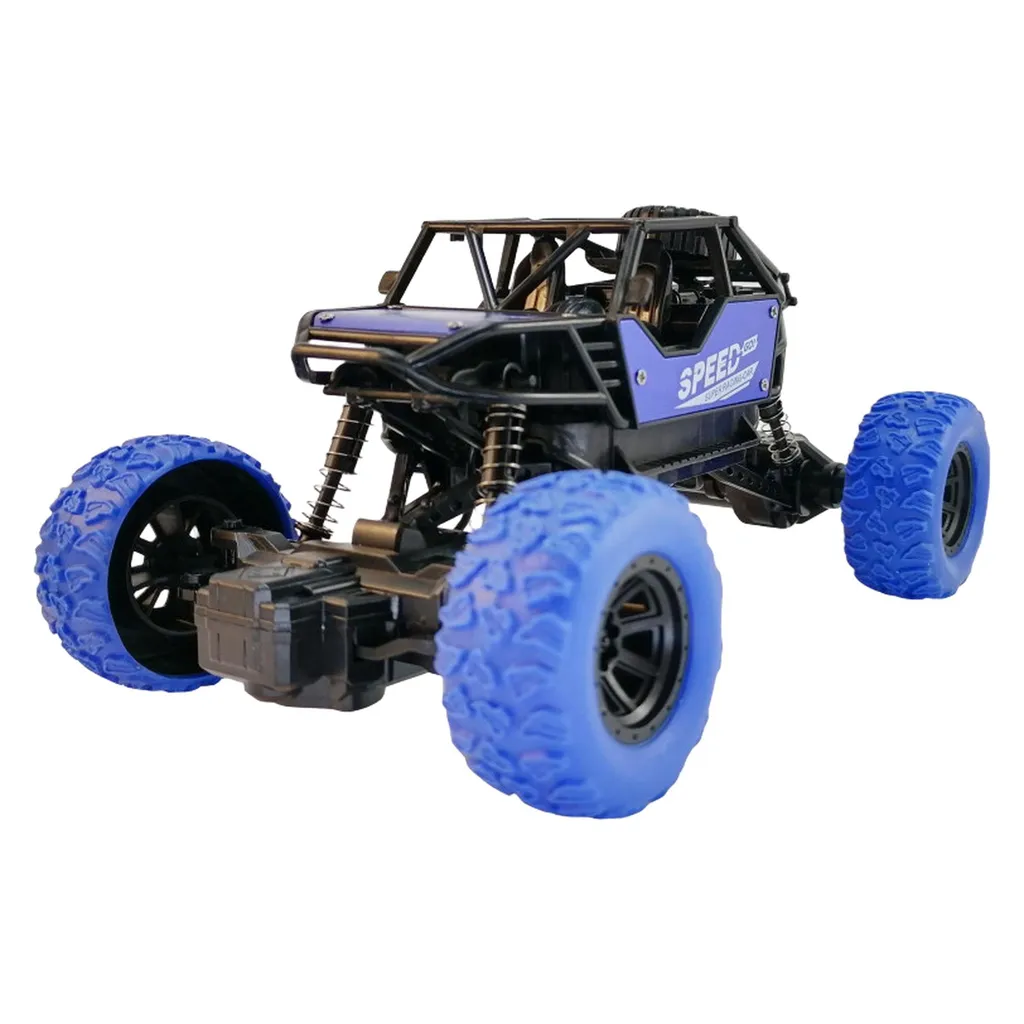 ماشین بازی کنترلی آفرود مدل DIE CAST با ریموت کنترل بی‌سیم، 4 کمک‌فنر و حرکت چهارجهته