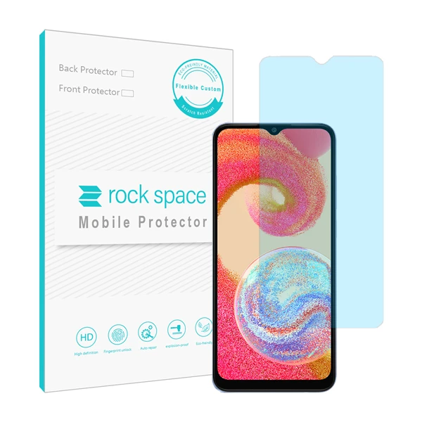 محافظ صفحه نمایش ضد اشعه آبی راک اسپیس مدل HyBLU مناسب برای گوشی موبایل سامسونگ Galaxy A04 E