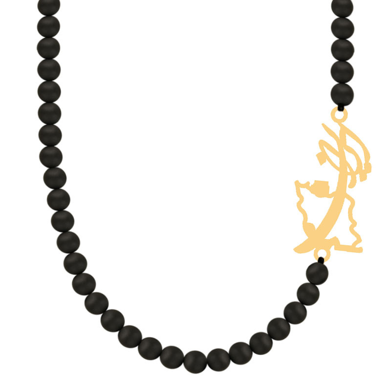 گردنبند طلا 18 عیار زنانه کرابو طرح ایران مدل Kr71878