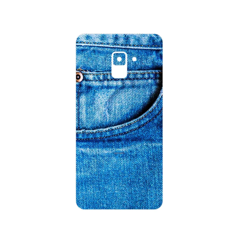 برچسب پوششی ماهوت مدل Fabric Texture 7 مناسب برای گوشی موبایل سامسونگ Galaxy A8 Plus 2018