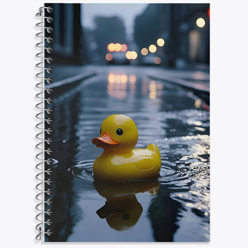 دفتر لغت 50 برگ خندالو طرح اردک کیوت کد N3876