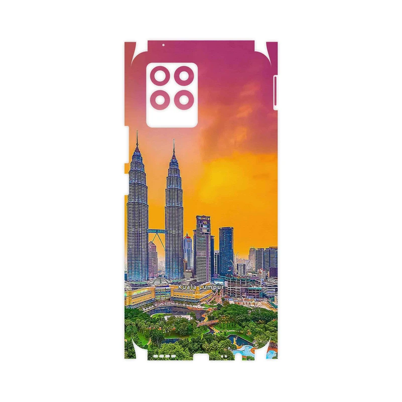 برچسب پوششی ماهوت مدل City of Kuala Lumpur-FullSkin مناسب برای گوشی موبایل ریلمی 8 Pro