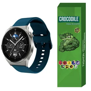 بند کروکودیل مدل Silic -SQ مناسب برای ساعت هوشمند سامسونگ Galaxy Watch 3 45mm