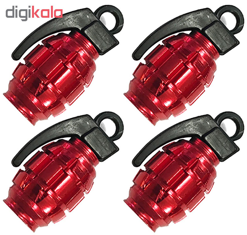 سر والف لاستیک خودرو مدل Red84 بسته 4 عددی
