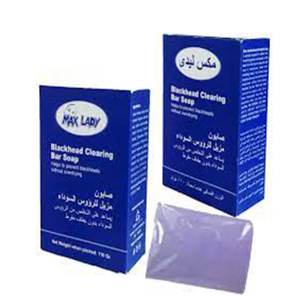 صابون شستشو مکس لیدی مدل Blackhead clearing وزن 110 گرم