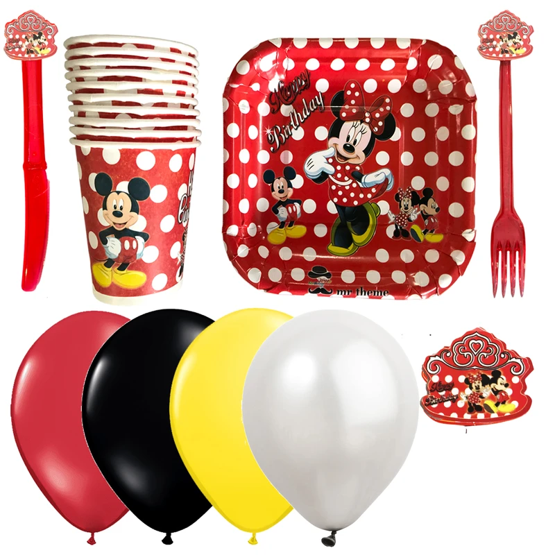 مجموعه 70 عددی تم تولد مستر تم طرح مینی موس سوپر پلاس 