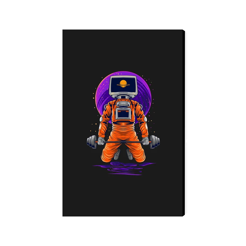 تابلو شاسی عرش مدل فانتزی فضانورد ورزشکار کد As2061