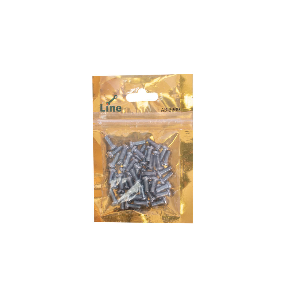 پیچ مهره خور لاین مدل AB-3209 بسته 50 عددی