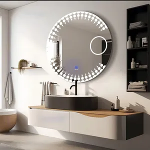 آینه سرویس‌ بهداشتی تارادکور مدل لمسی tc152 قطر ۶۰ سانتی متر