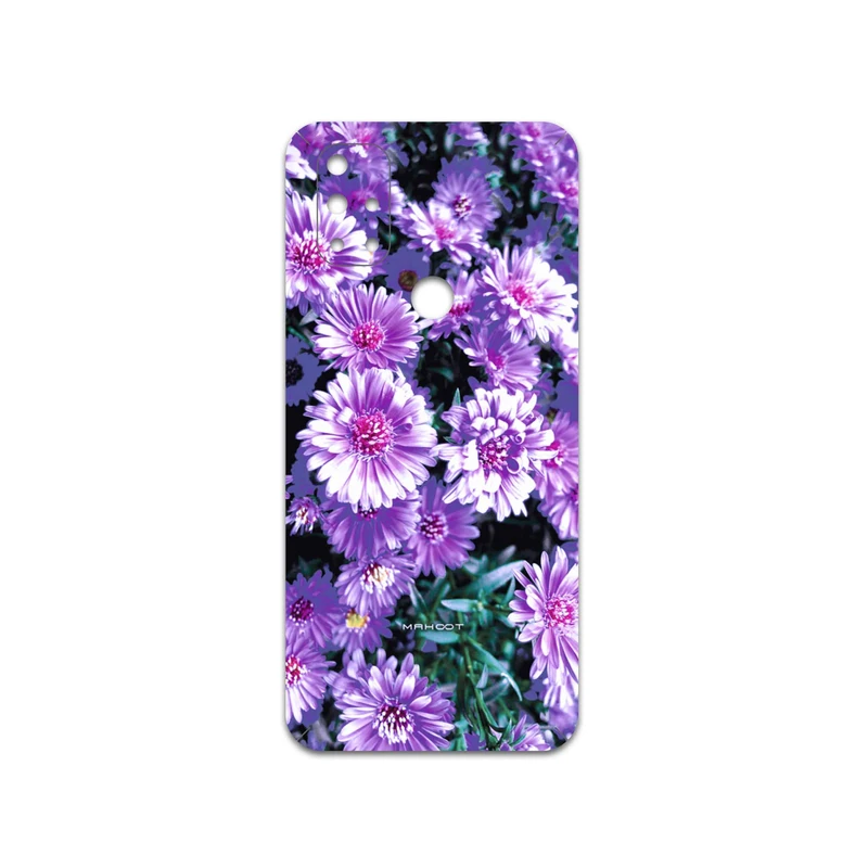 برچسب پوششی ماهوت مدل Purple-Flower مناسب برای گوشی موبایل وان پلاس Nord N10 5G