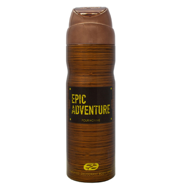 بادی اسپلش مردانه عماد آرا مدل Epic Adventure حجم 250 میلی لیتر به همراه اسپری بدن مردانه عماد آرا حجم 200 میلی لیتر