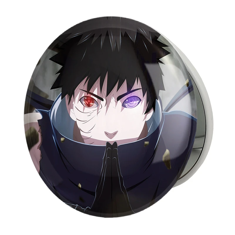 آینه جیبی خندالو طرح اوبیتو انیمه ناروتو Naruto مدل تاشو کد 11258 