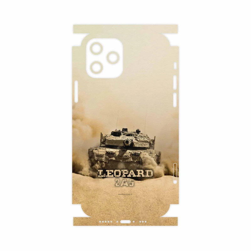 برچسب پوششی ماهوت مدل Leopard-2A5-tank-FullSkin مناسب برای گوشی موبایل اپل iPhone 12 Pro