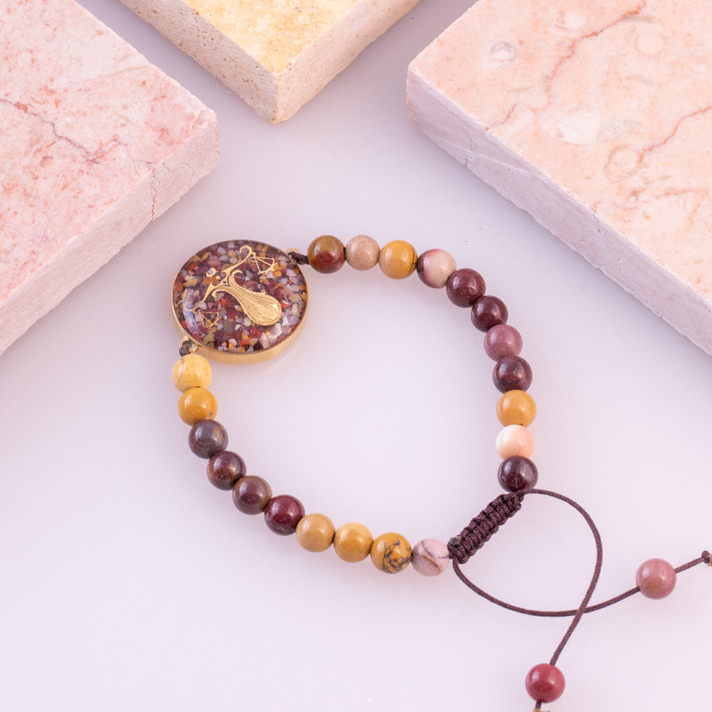 دستبند زنانه زرسام مدل ماه مهر کد 10006955